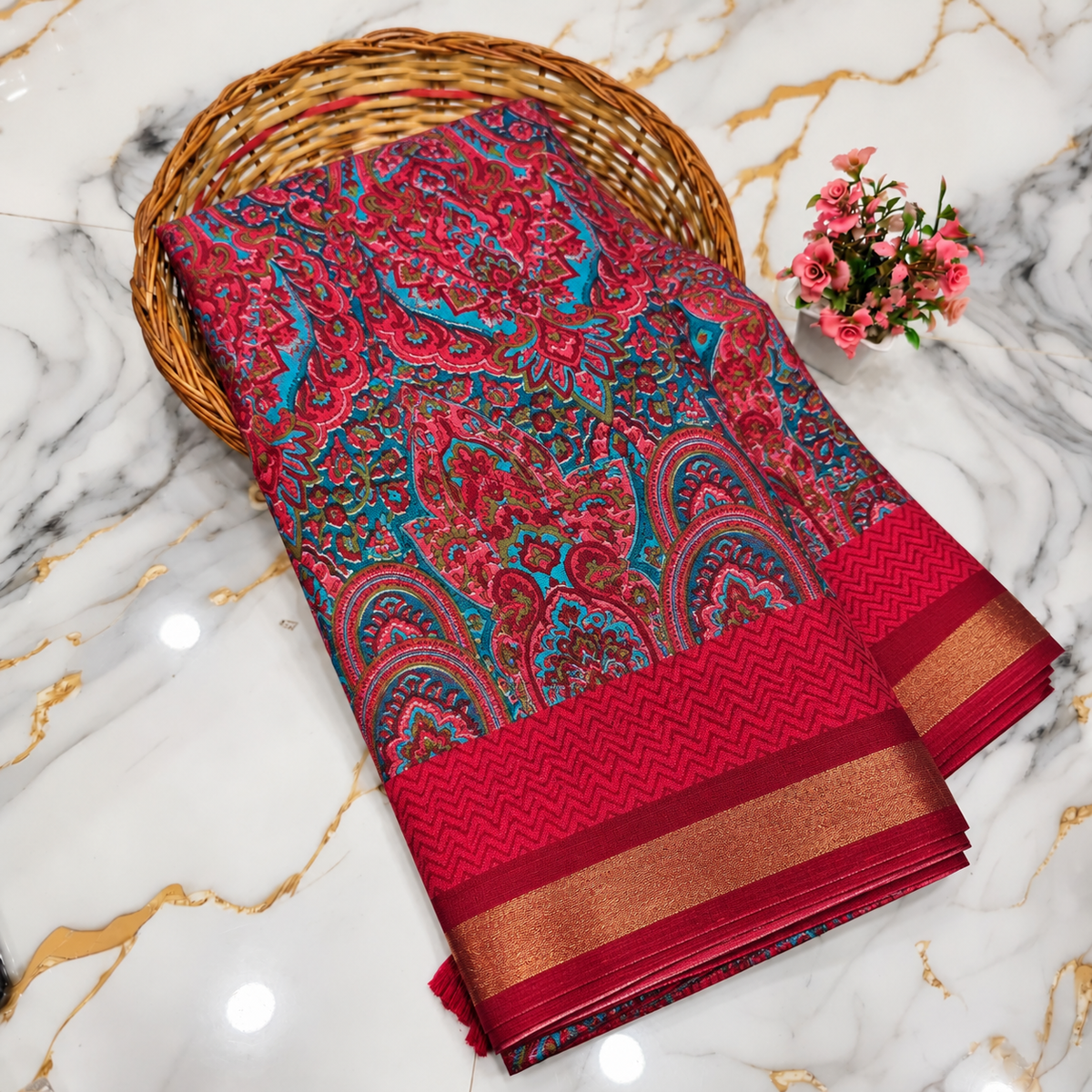 Malai Cotton Saree