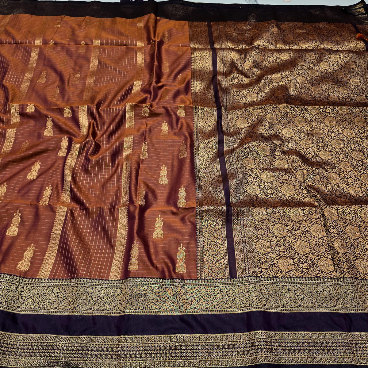 Own Production Vintage Soft Silk Saree
