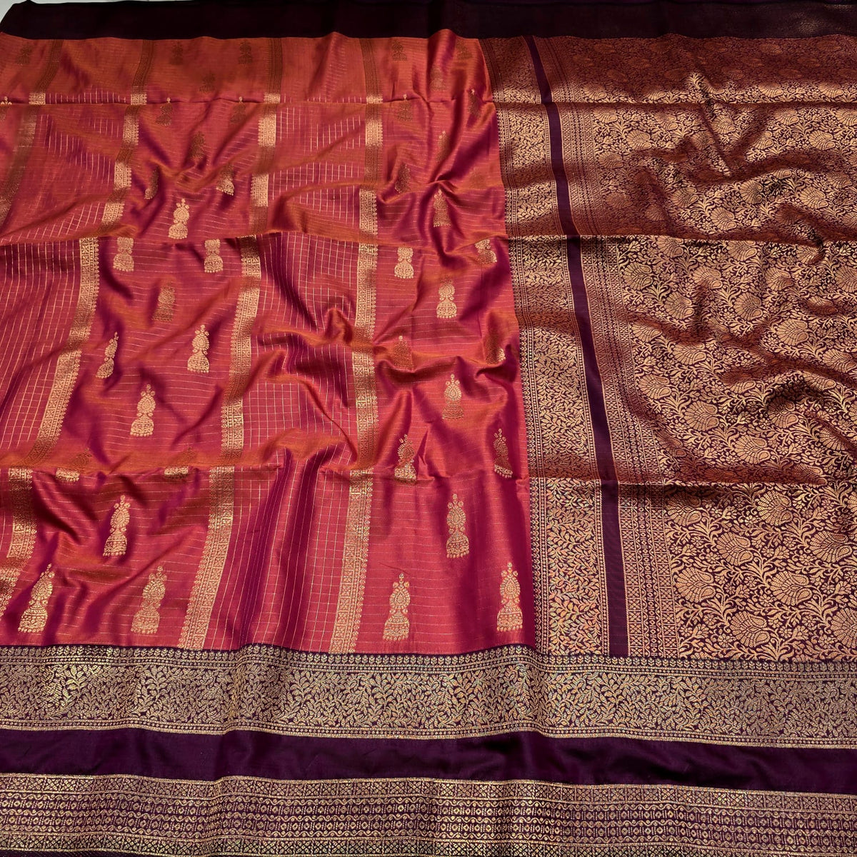 Own Production Vintage Soft Silk Saree