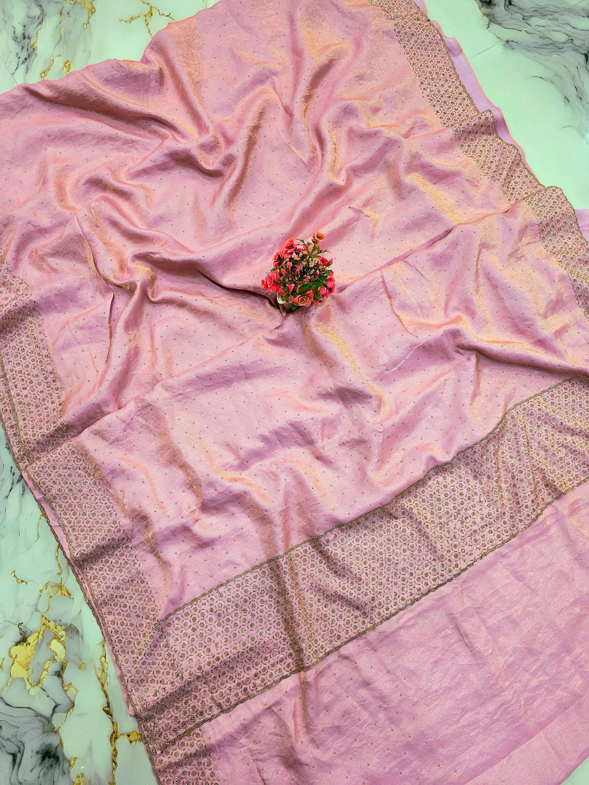Party Wear Gellory Silk Saree