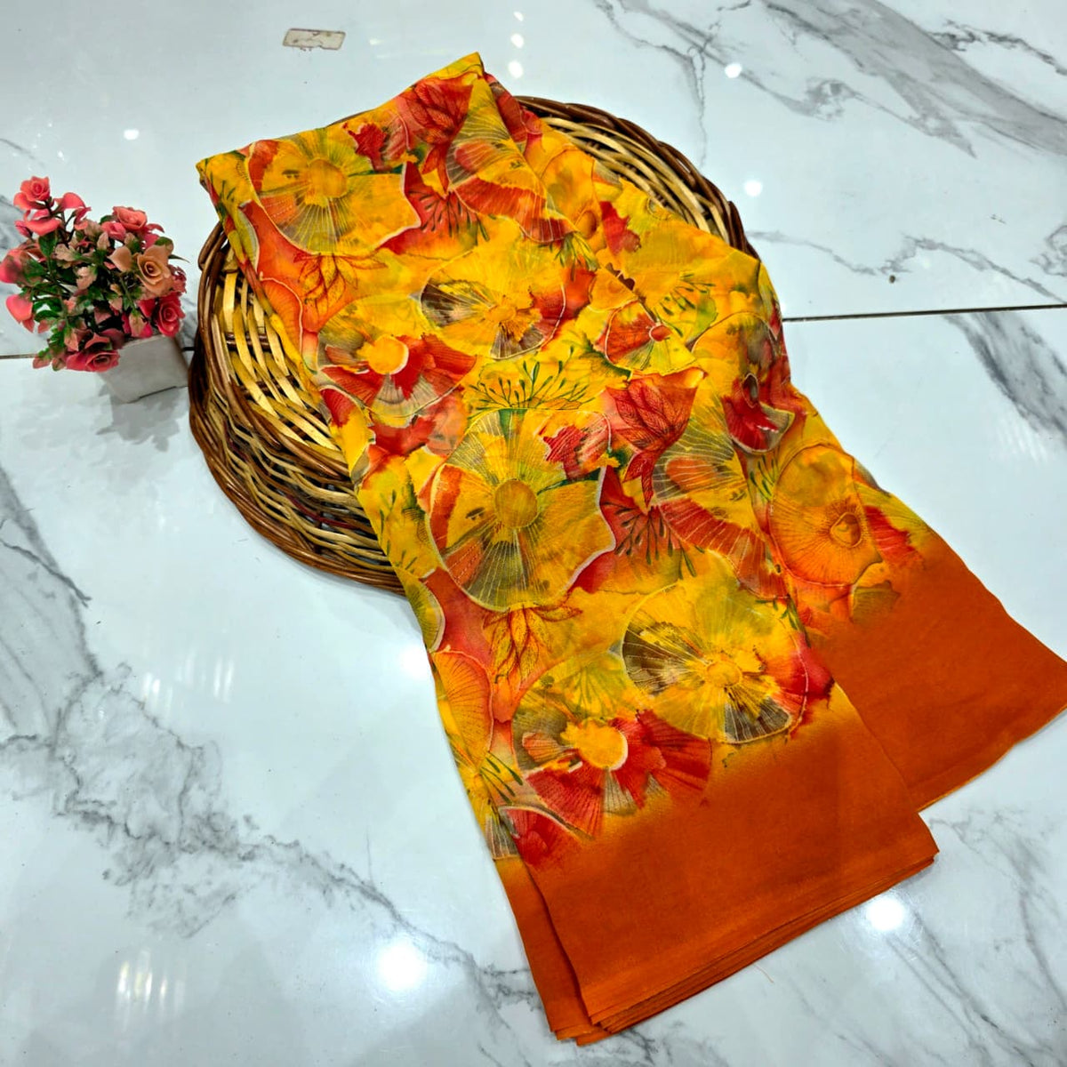 Digital Poonam Silk Saree