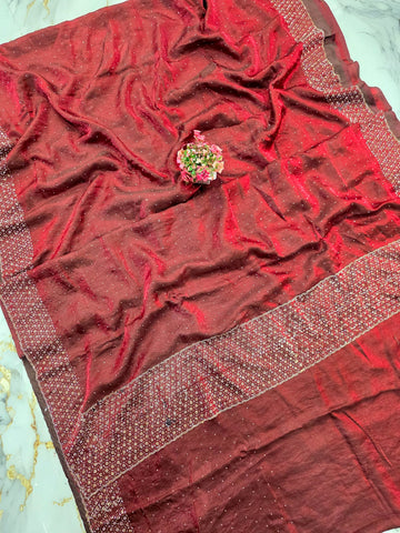 Party Wear Gellory Silk Saree