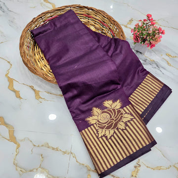 Rose Butta Silk Saree