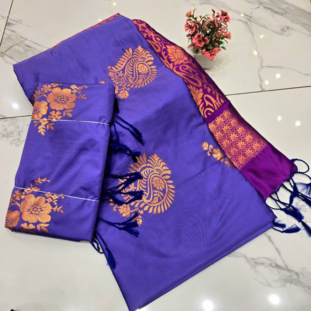 Luxury Soft Silk Saree ( Same Colour only dispatch )