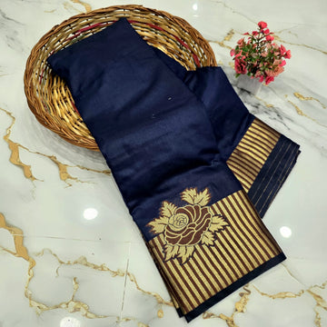 Rose Butta Silk Saree