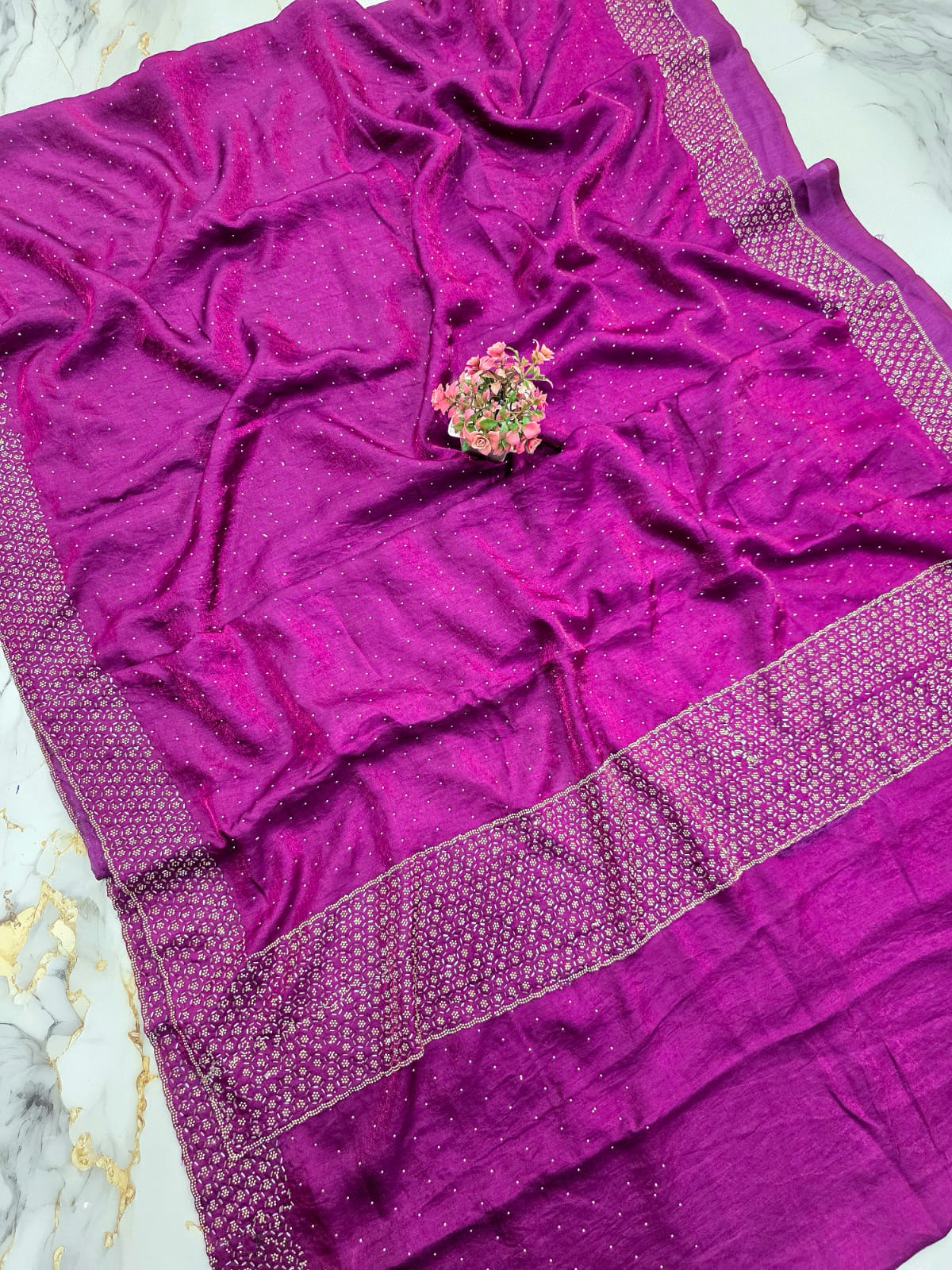 Party Wear Gellory Silk Saree