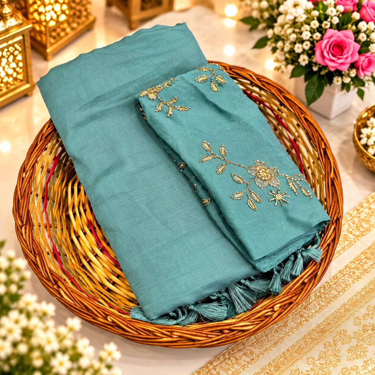 Diwali Special Crush Type Saree