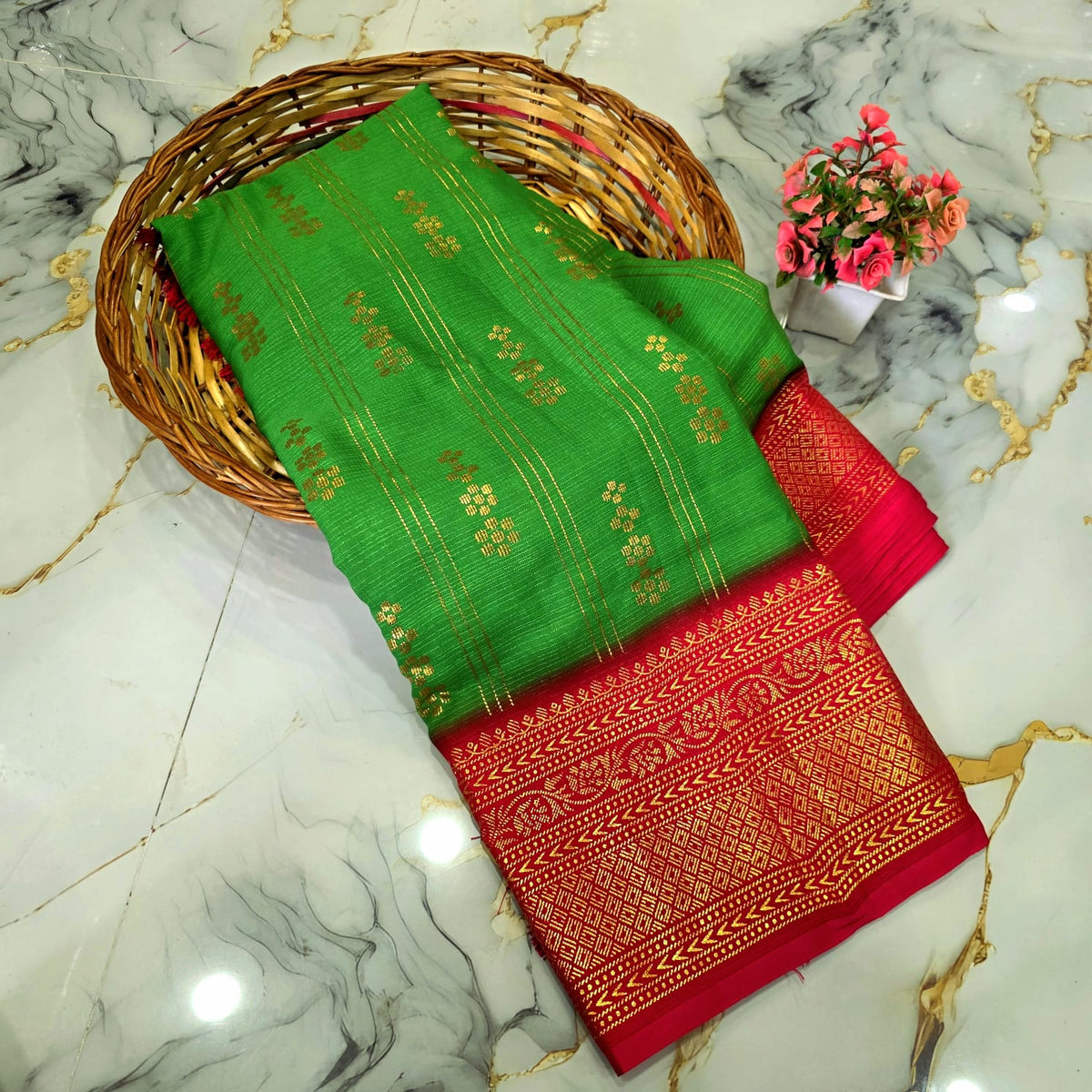 Diwali Special Vairaoosi Design  Silk Saree