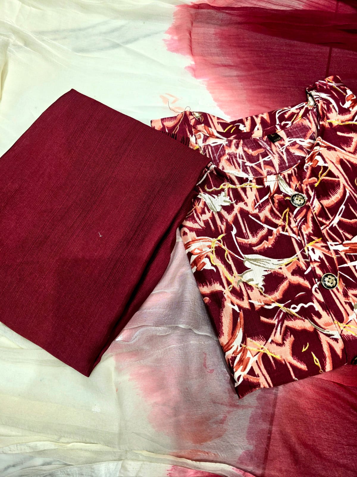 Semi Vetican Chudi Set