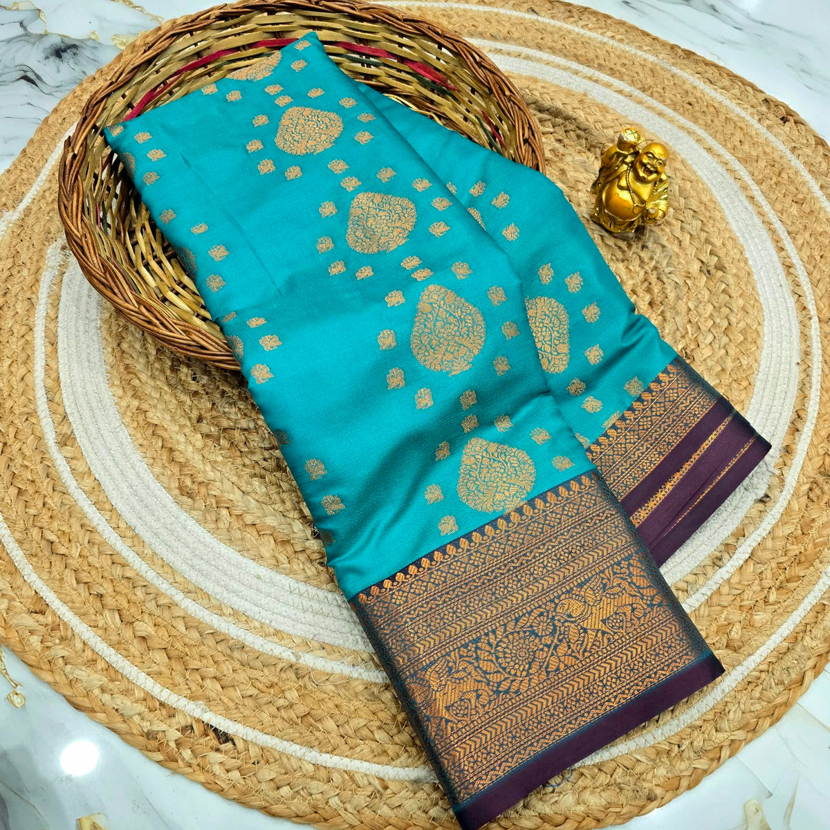 Traditional Soft Silk Zari Border Saree