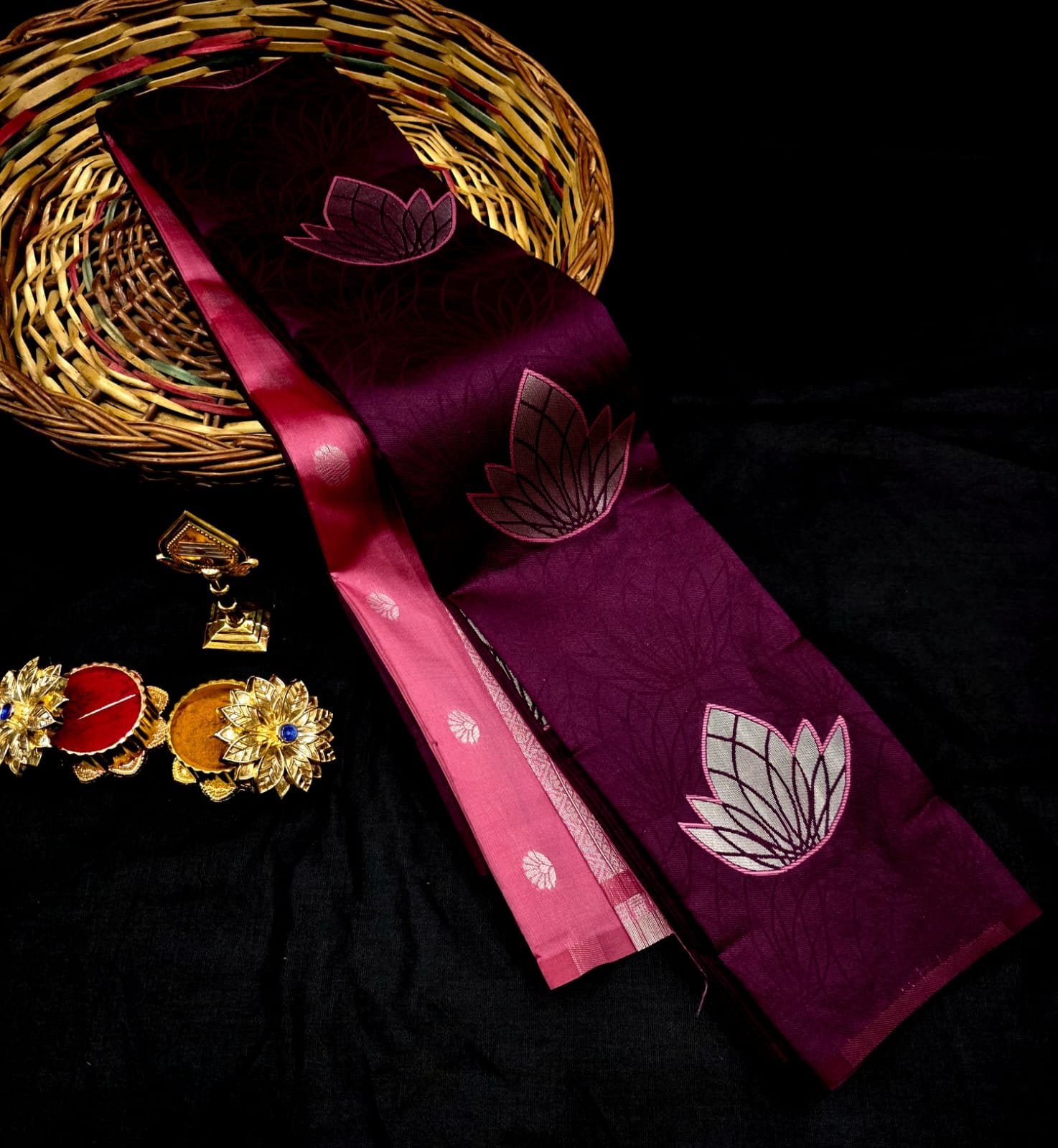 MuthuNila Soft Silk Saree