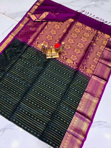 Premium Kanchi Luxury Soft Silk Saree