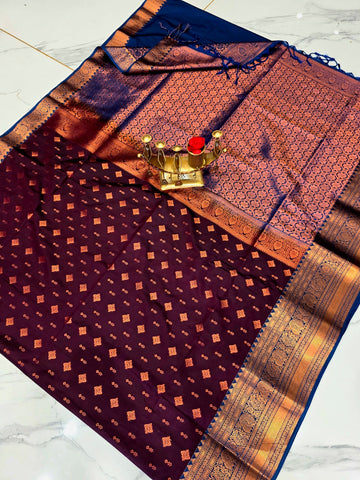 Premium Kanchi Luxury Soft Silk Saree