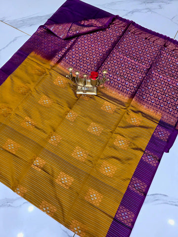 Premium Kanchi Luxury Soft Silk Saree