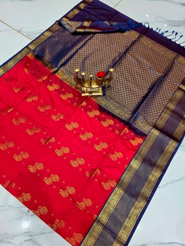 Premium Kanchi Luxury Soft Silk Saree