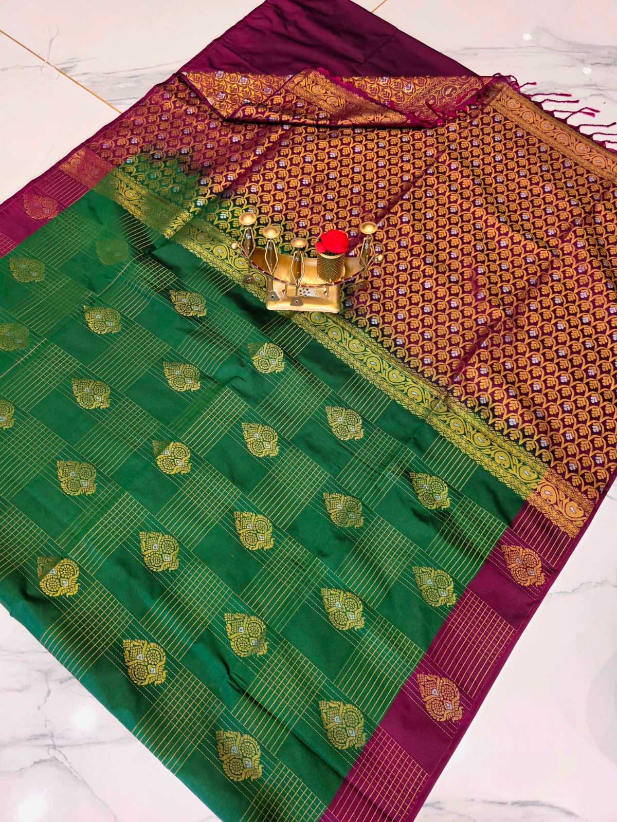 Premium Kanchi Luxury Soft Silk Saree