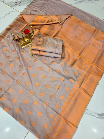 Royal Paisley Luxury Soft Silk Saree
