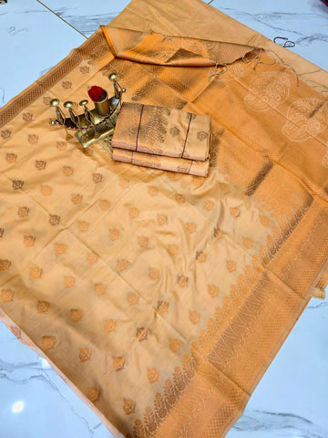 Royal Paisley Luxury Soft Silk Saree