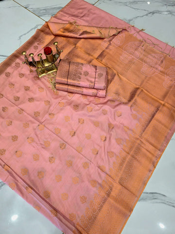 Royal Paisley Luxury Soft Silk Saree
