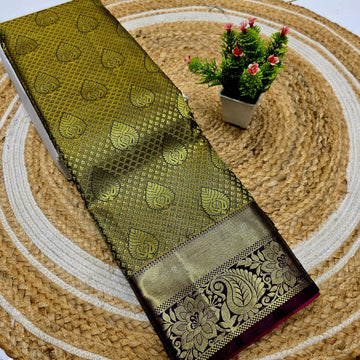 Half Mixed Silk Saree