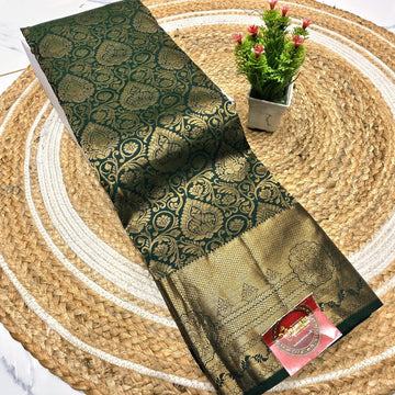 Half Mixed Silk Saree
