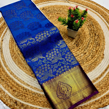 Half Mixed Silk Saree