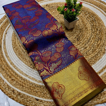 Half Mixed Silk Saree