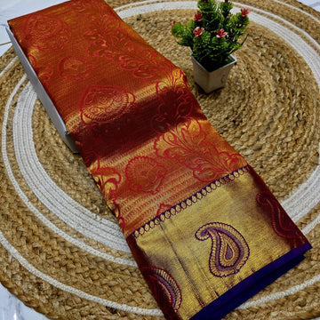 Half Mixed Silk Saree