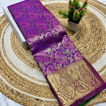 Half Mixed Silk Saree