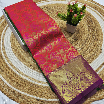 Half Mixed Silk Saree