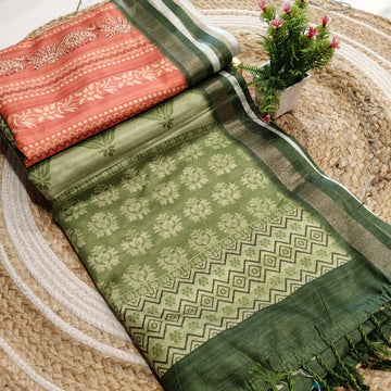 Offer Fancy Cotton Saree
