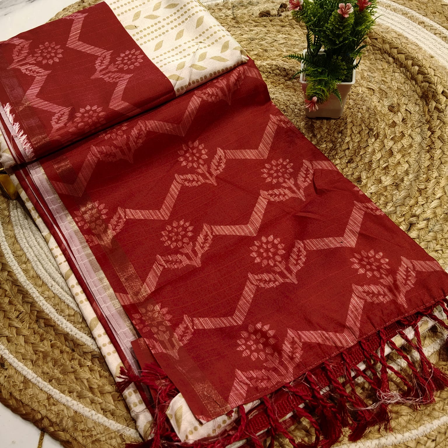 Offer Fancy Cotton Saree