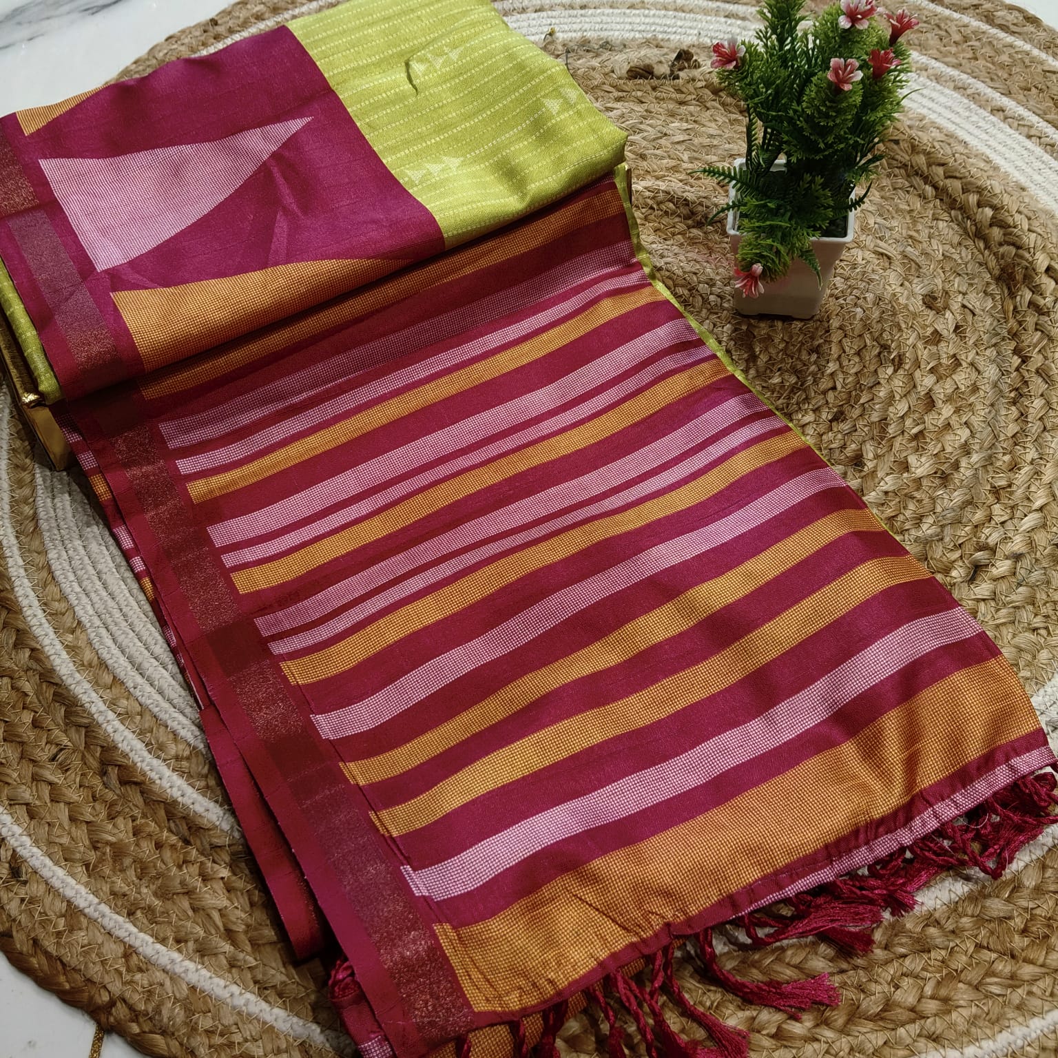 Offer Fancy Cotton Saree