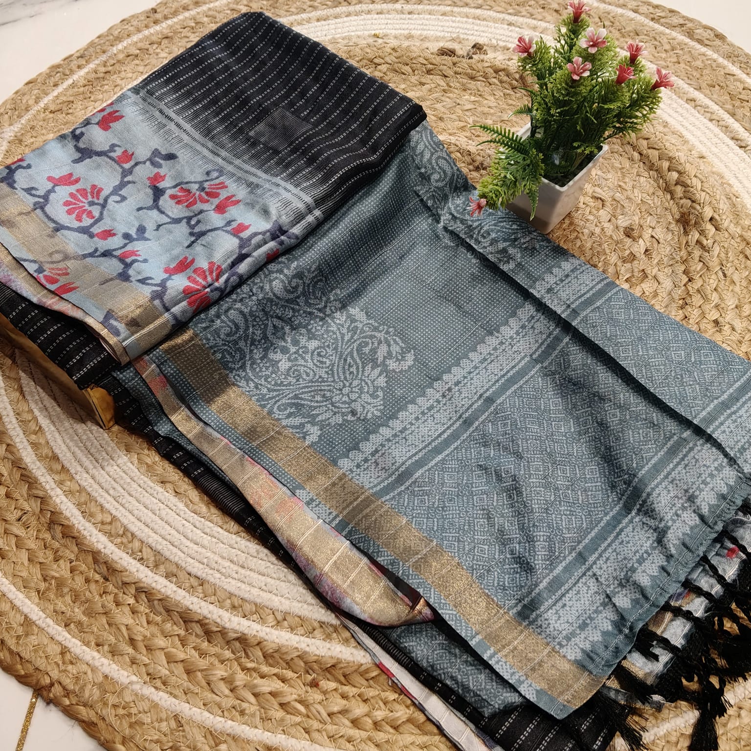 Offer Fancy Cotton Saree