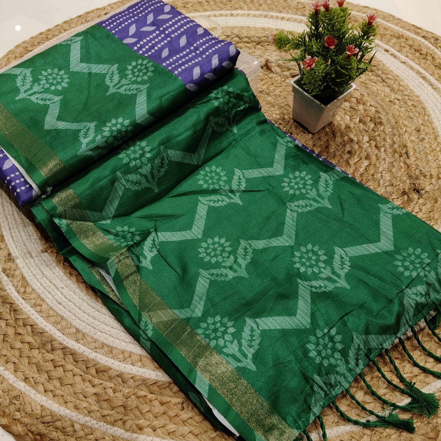 Offer Fancy Cotton Saree