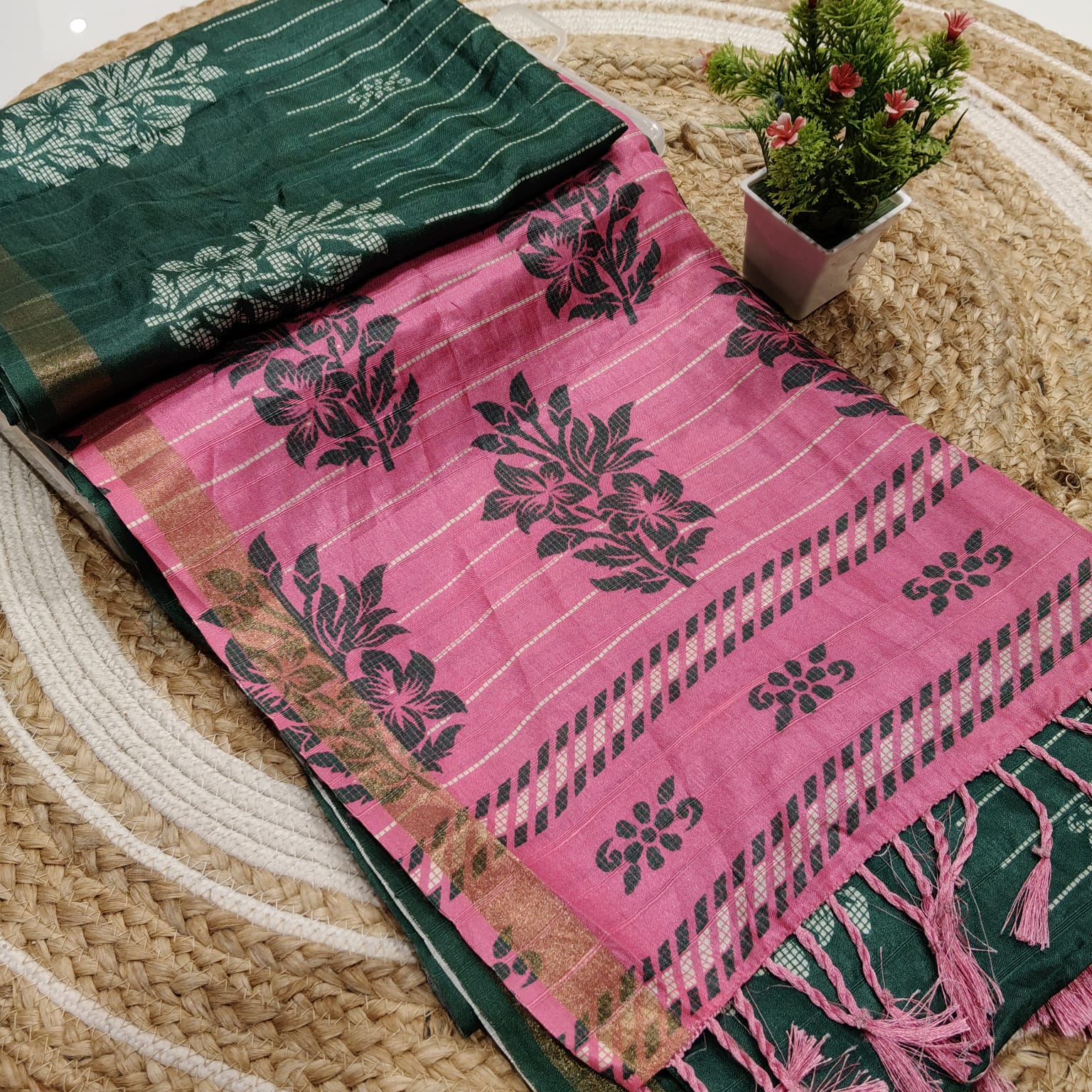 Offer Fancy Cotton Saree
