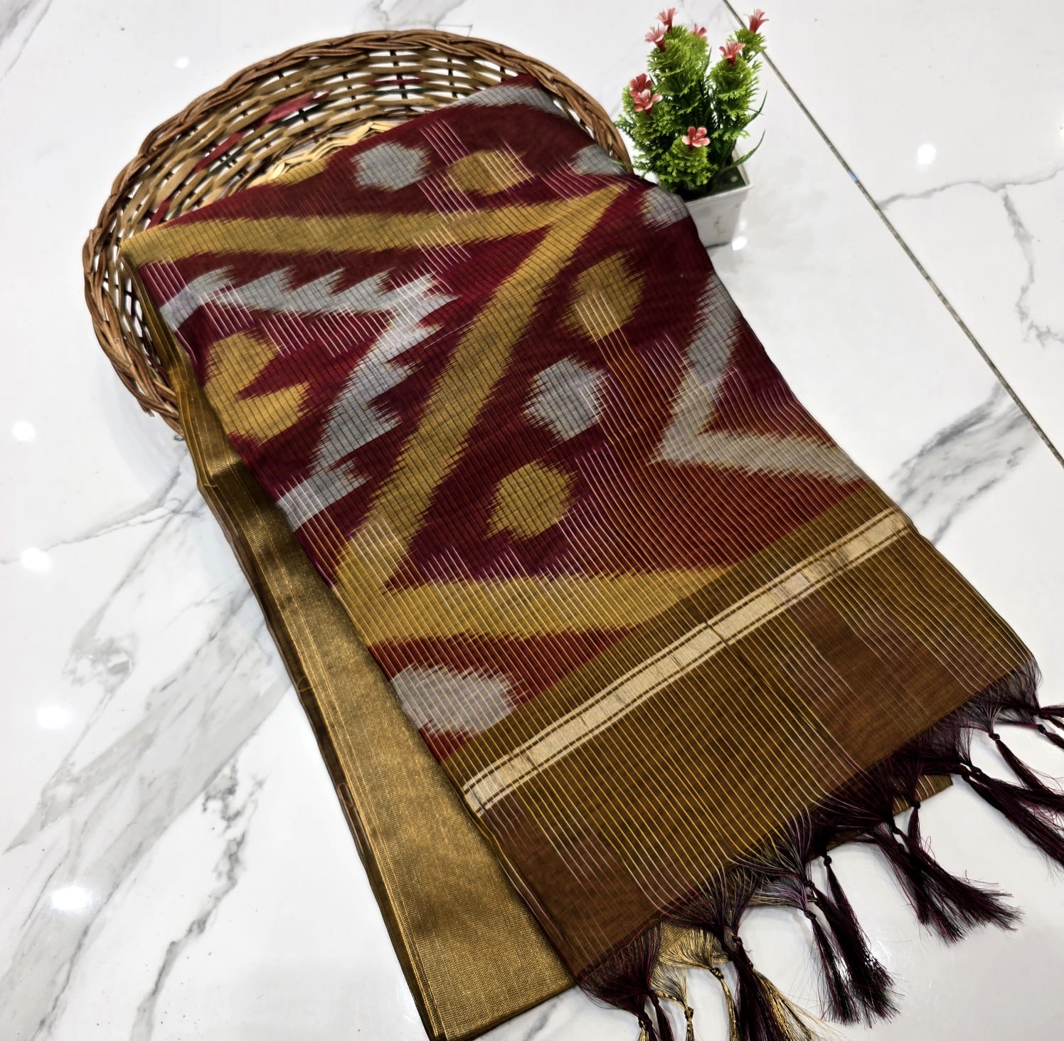 Pochampally Cotton Saree