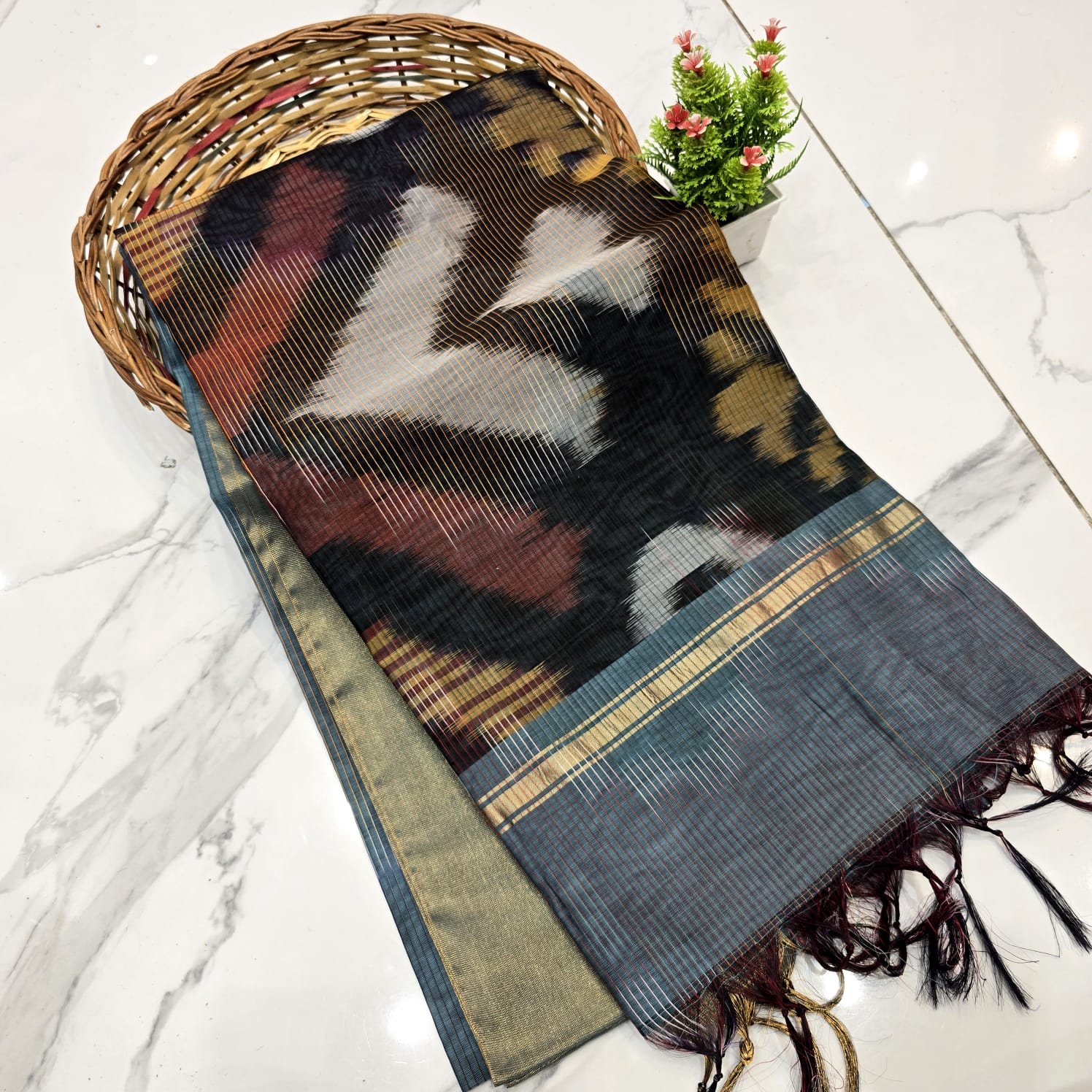 Pochampally Cotton Saree