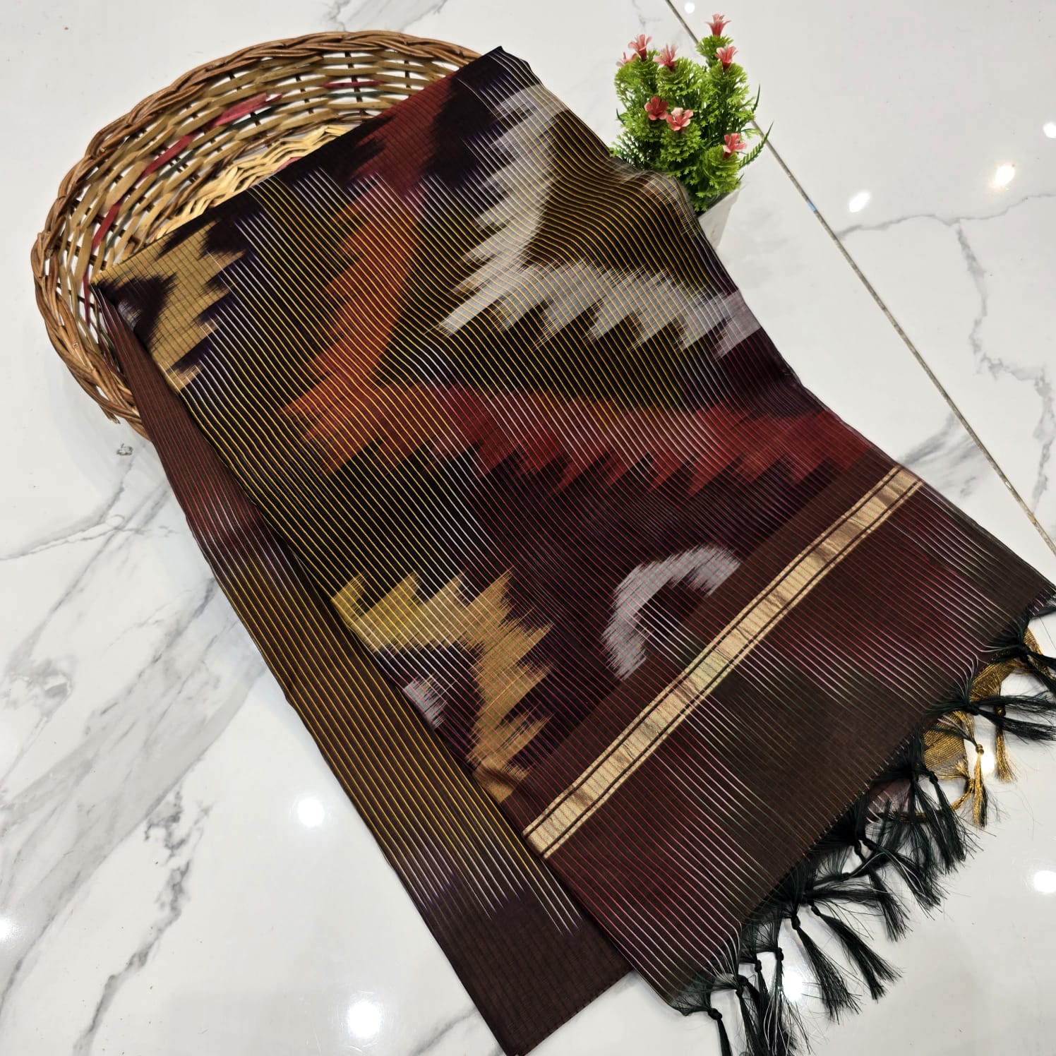 Pochampally Cotton Saree