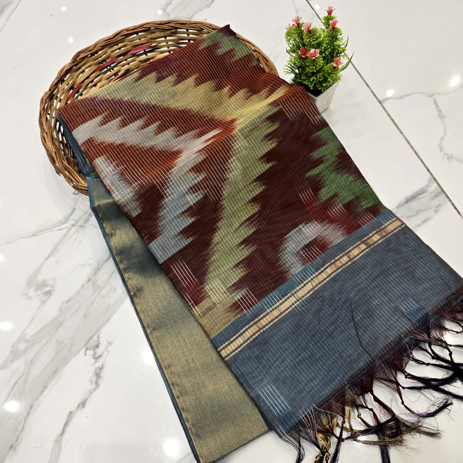 Pochampally Cotton Saree