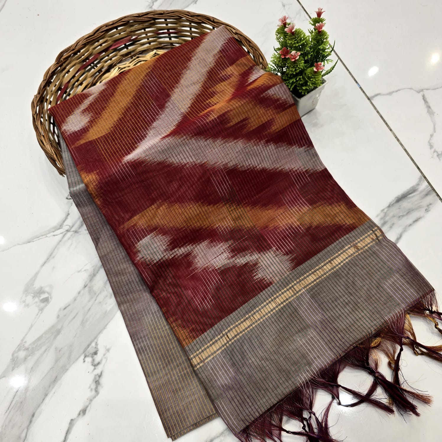 Pochampally Cotton Saree