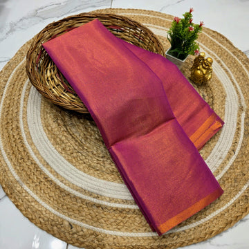 Premium Mayil Tissue Saree Pre Booking 8 To 10 Days
