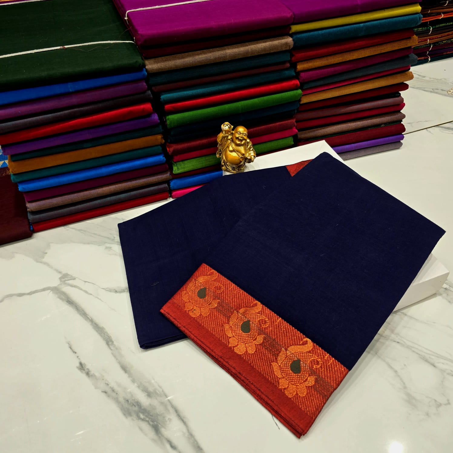 Traditional Chettinad Cotton Saree ( without blouse )