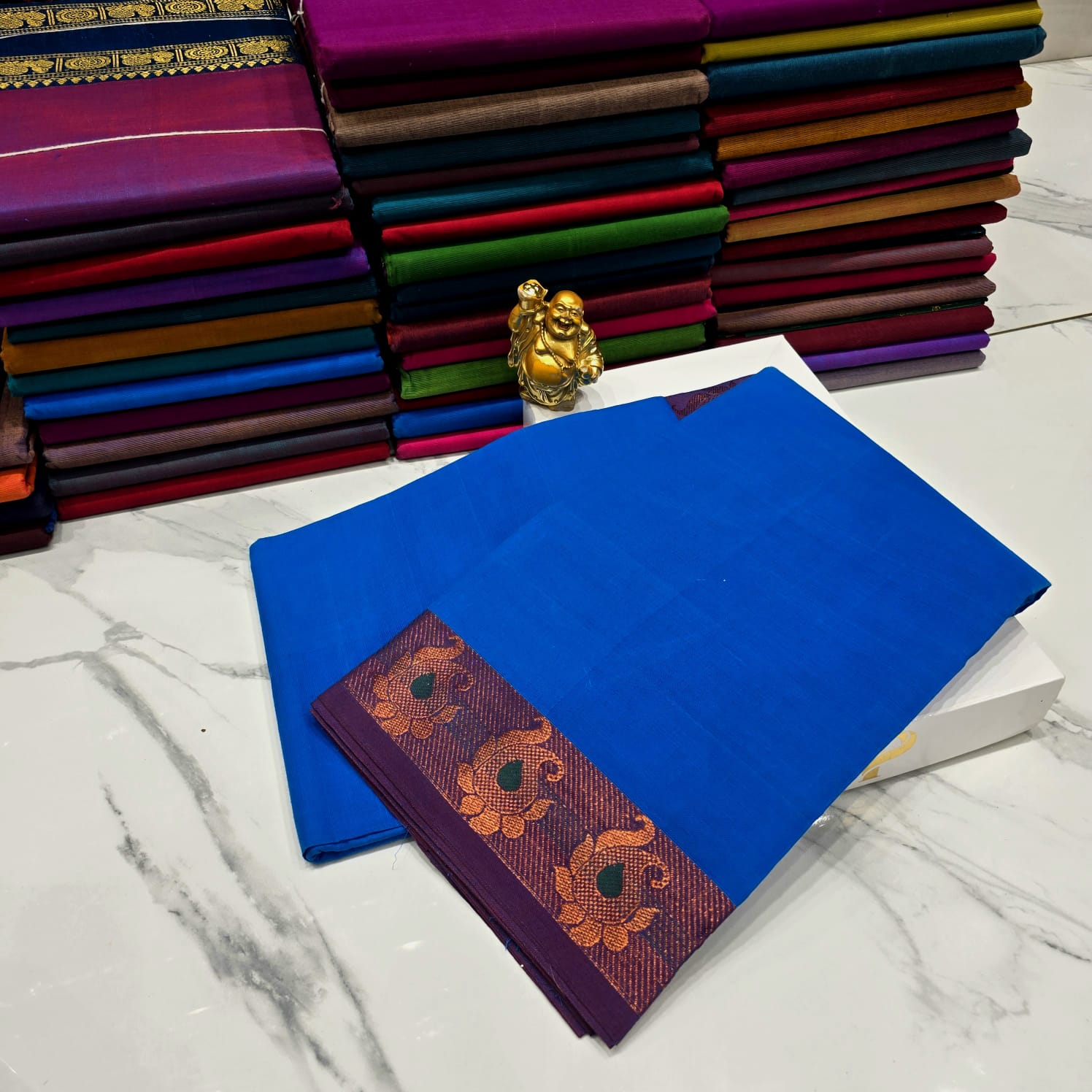 Traditional Chettinad Cotton Saree ( without blouse )