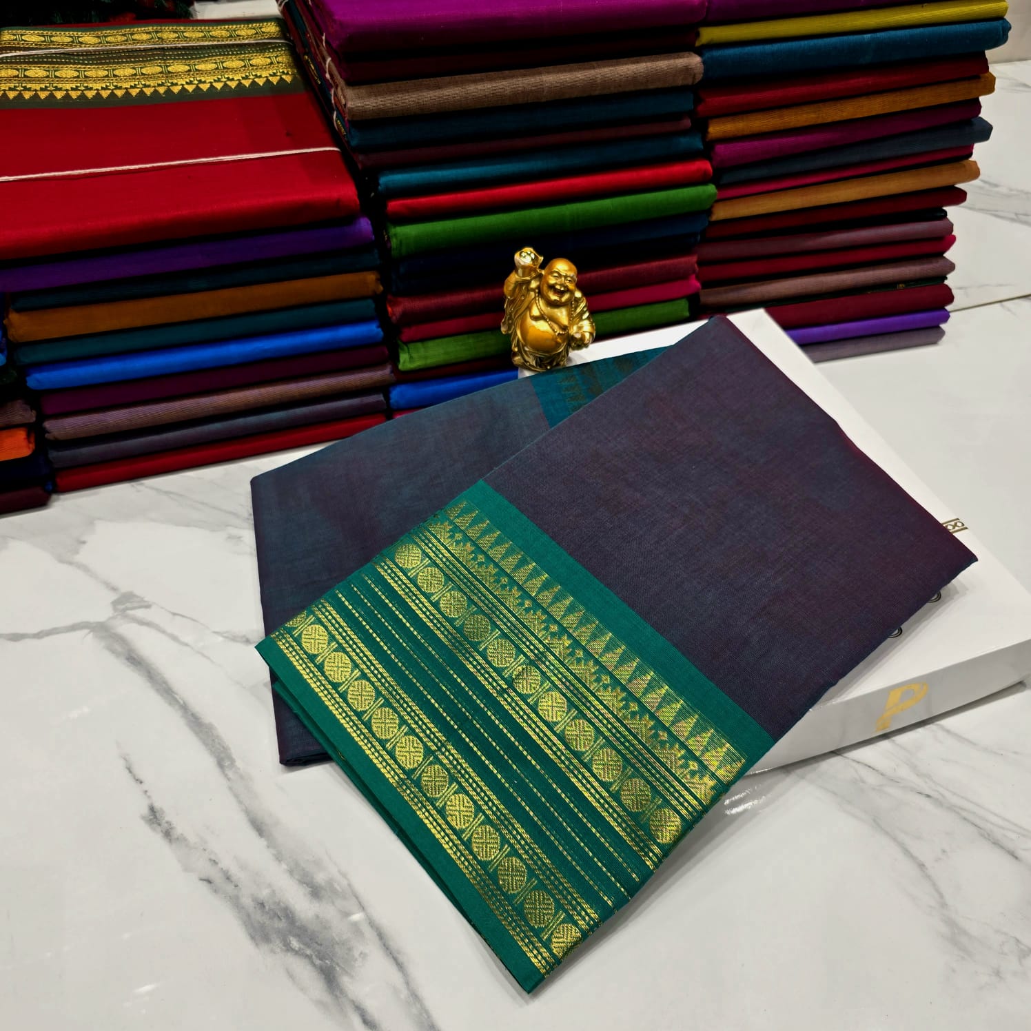 Traditional Chettinad Cotton Saree ( without blouse )
