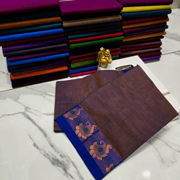 Traditional Chettinad cotton saree ( without blouse )