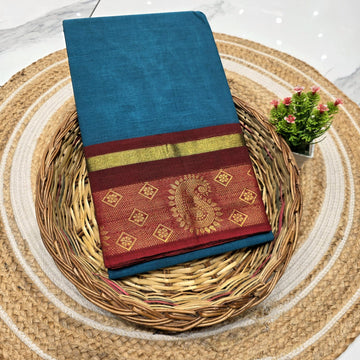 Traditional Chettinad cotton saree ( without blouse )