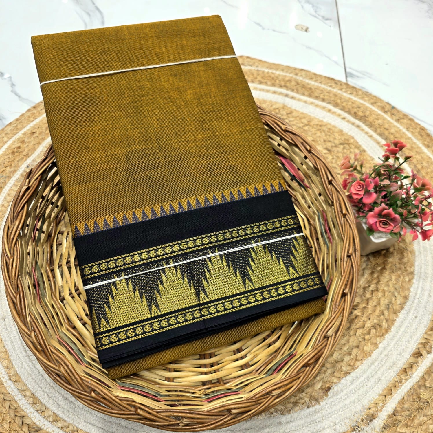 Chettinad Cotton Saree ( Without blouse )