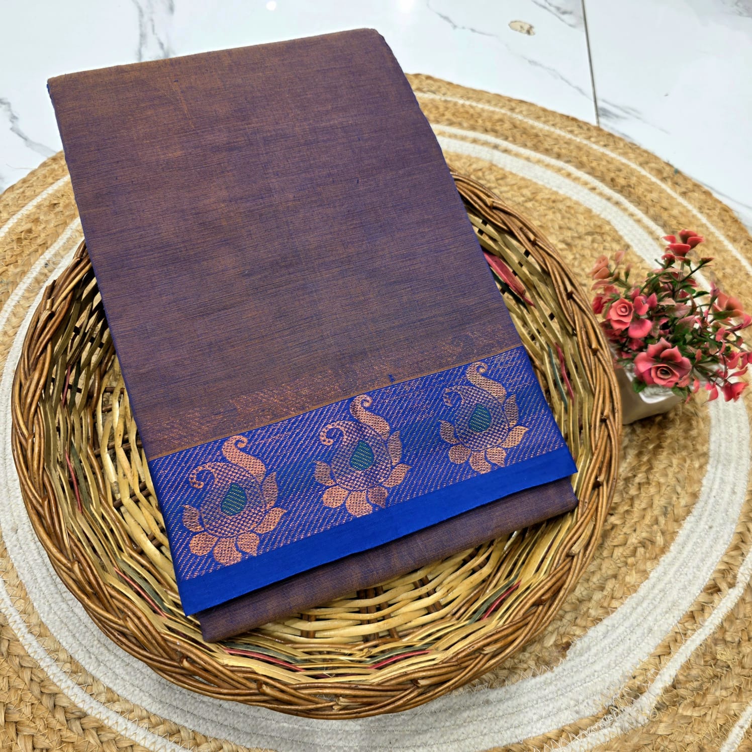 Chettinad Cotton Saree ( Without blouse )