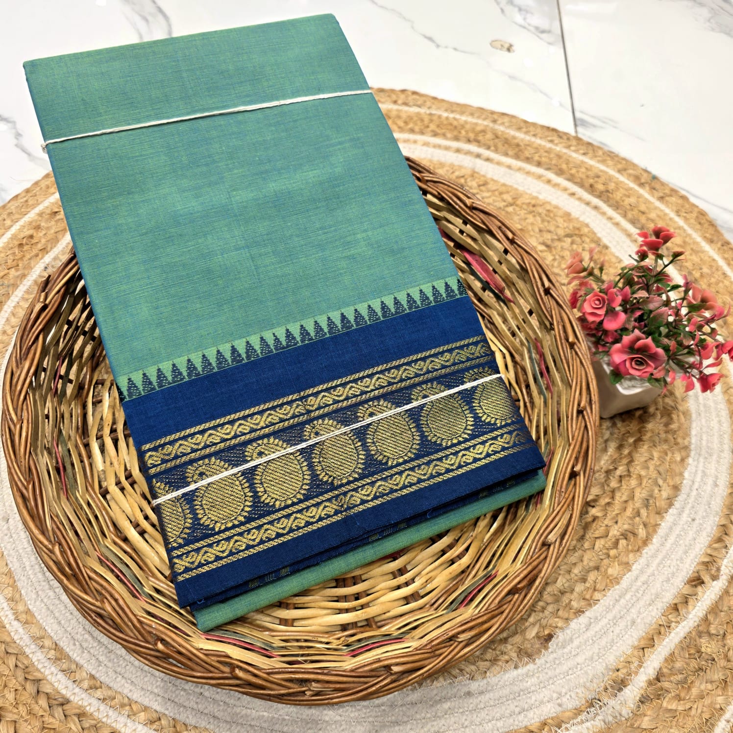 Chettinad Cotton Saree ( Without blouse )